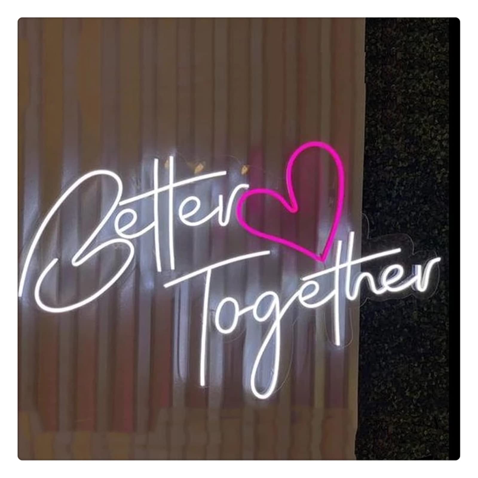 Amazon.co.jp: LED ネオンライトサイン Better Together ネオンサイン